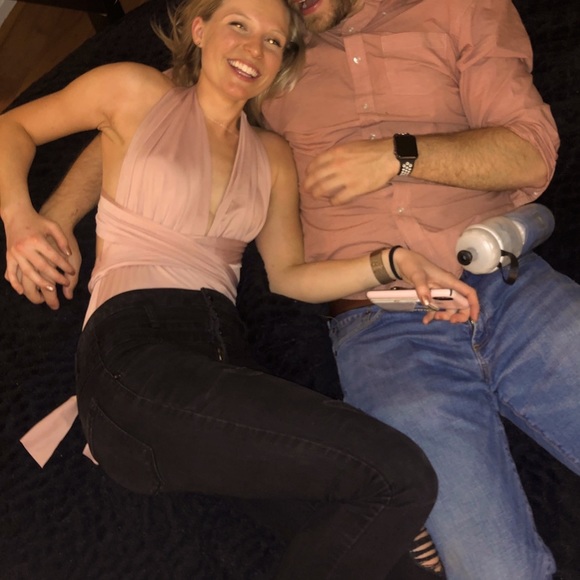 Tobi Wrap/Halter Open Back Bodysuit - Picture 3 of 4